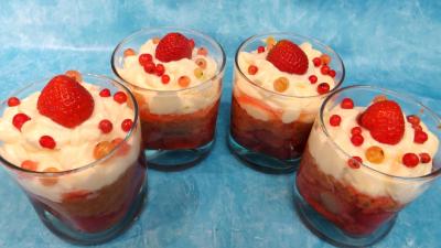 Desserts : Verrines aux fruits rouges