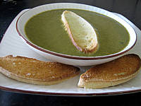 crème épinards