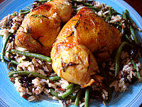 cuisses de poulet à l'estragon