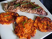 Recette Galettes de carottes au foie de veau