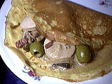 Image : Crêpe farcie au boudin blanc