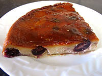 Recette Flan aux raisins muscat