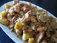 Recette Assiette de dinde au cidre parfumée aux cèpes