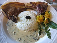 côtes d'agneau à l'oseille