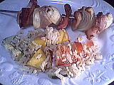 brochettes d'agneau aux échalotes