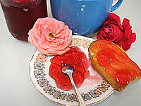 Recettes sans sel : Gelée de roses