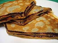 Recette Crêpes farcies aux pruneaux et crème café