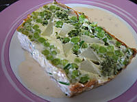 Recette Clafoutis aux petits pois et aux poires