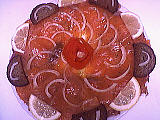 Carpaccio de saumon fumé