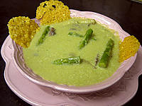 Image : Potage - crème d'asperges