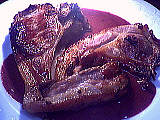 Recette Côtes d'agneau sauce aux framboises