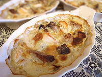 Image : Cassolette d'espadon aux poireaux