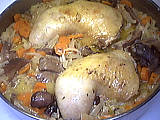 Recette Cuisses de poulet forestières