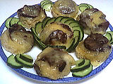 boudin noir : Assiette de boudin apéro