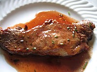 Recette Contre-filets au parfum de Porto