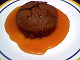 Cuisson au micro-ondes : Assiette de choco-caramel