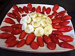 Fraises et mangue au caramel - 9.2