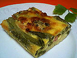 Recette Clafoutis aux haricots verts