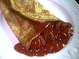 Cuisine diététique : Crêpe aux framboises