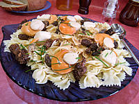 Image : recette Coquilles Saint-Jacques aux farfalles