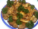 canapés aux oeufs