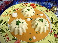 Recette Flans de chou-fleur et sa sauce crémée