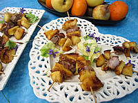 Recette Brochettes de boeuf sucrées-salées