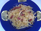 Chou au lardons