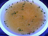 Recette Consommé de langue de veau