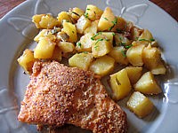 Recette Filets de truite panés aux noisettes
