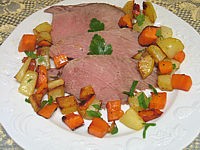 Image : recette Gigot d'agneau en jardinière