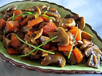 Recette Champignons au muscat