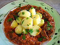 boeuf au curry et aux pommes de terre