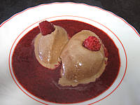 glace au chocolat café