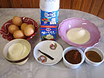 Ingrédients pour la recette : Glace au chocolat café