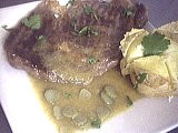 Recettes rapides : Entrecôte sauce moutarde