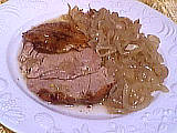 Pour débutants : Assiette de cuisse de dinde aux oignons