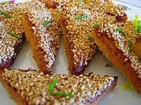 Recette Canapés aux graines de sésame façon chinoise