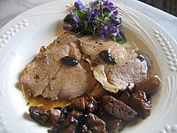 violette : Epaule d'agneau aux cèpes et aux olives