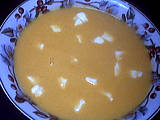 Image : Assiette de crème de carottes