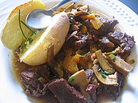 curcuma : Assiette de daube de boeuf au curcuma
