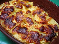 Image : recette Gratin de pommes de terre à la mozzarella