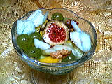 Image : recette Fruits au curaçao