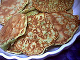 brocolis : Assiette de galettes aux brocolis