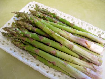 Image : Asperges - Plateau d'asperges vertes
