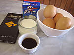Ingrédients pour la recette : Lait de poule au chocolat