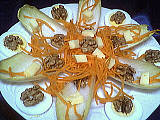 Image : Assiette de salade aux noix