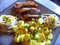 Recette Magret au coeur de palmier