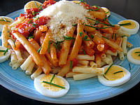 Recette Macaronis aux oeufs