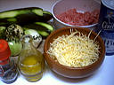 Ingrédients pour la recette : Tian de courgettes